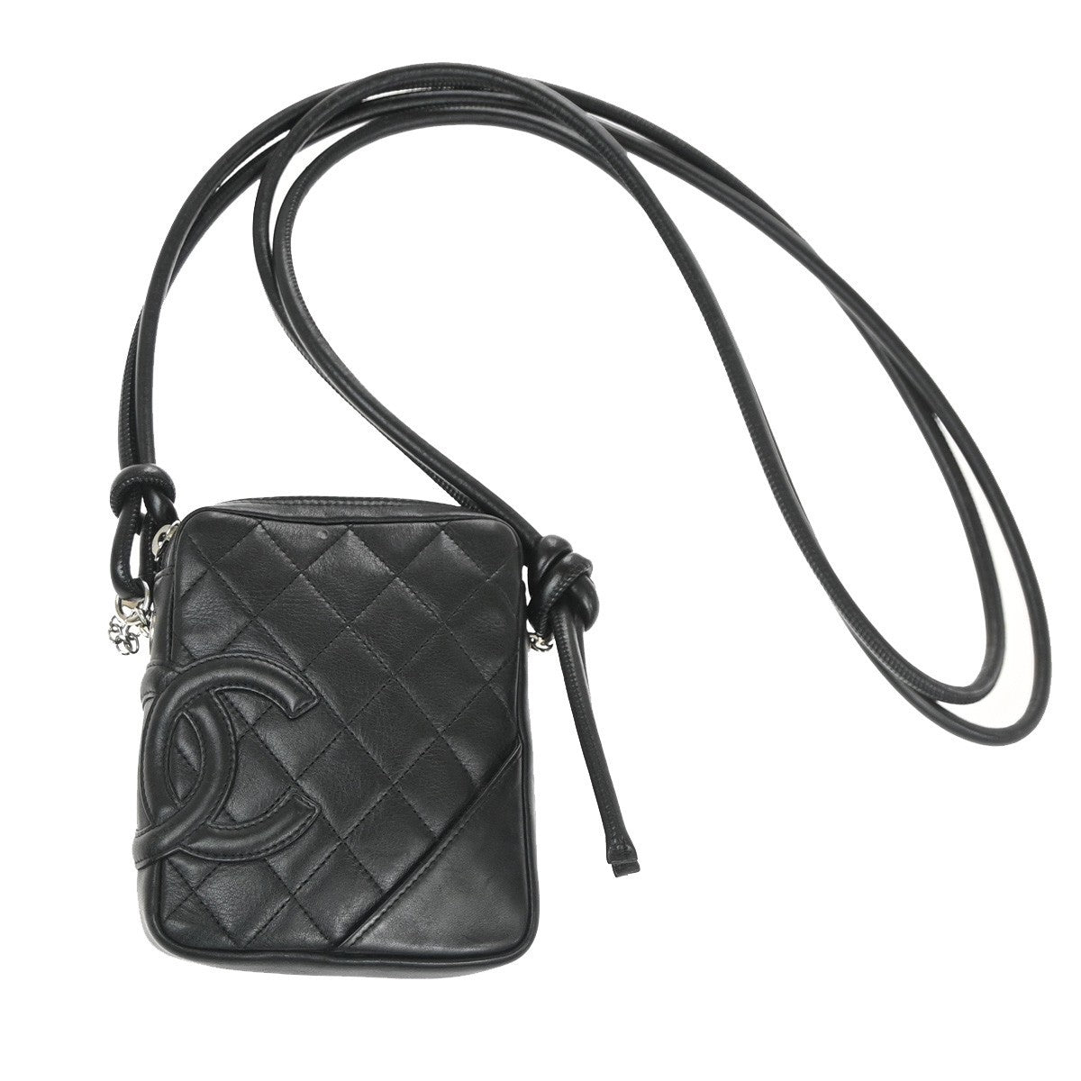 Chanel Cambon Pochette Quilted Leather Product Image