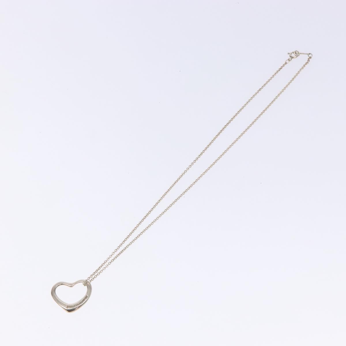 Tiffany & Co. Elsa Peretti Open Heart Pendant Sterling Silver 16mm