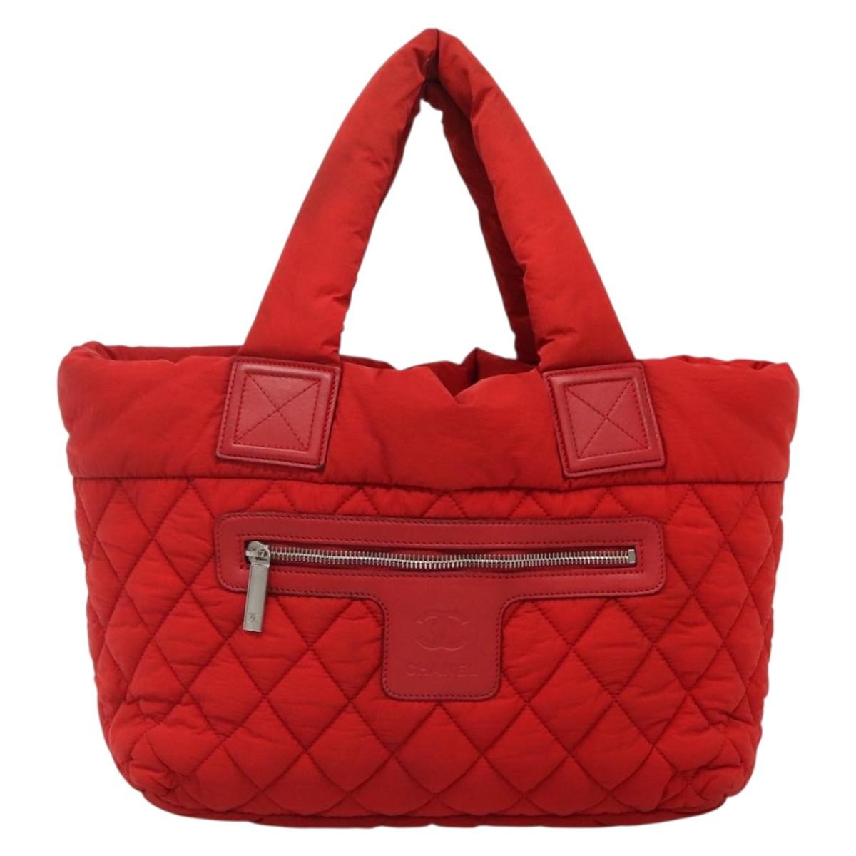 Chanel Coco Cocoon Reversible Tote Quilted Nylon Large