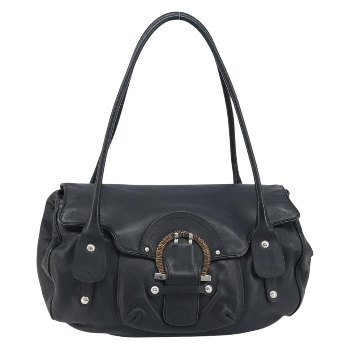 Salvatore Ferragamo Gancini handbag Leather Product Image