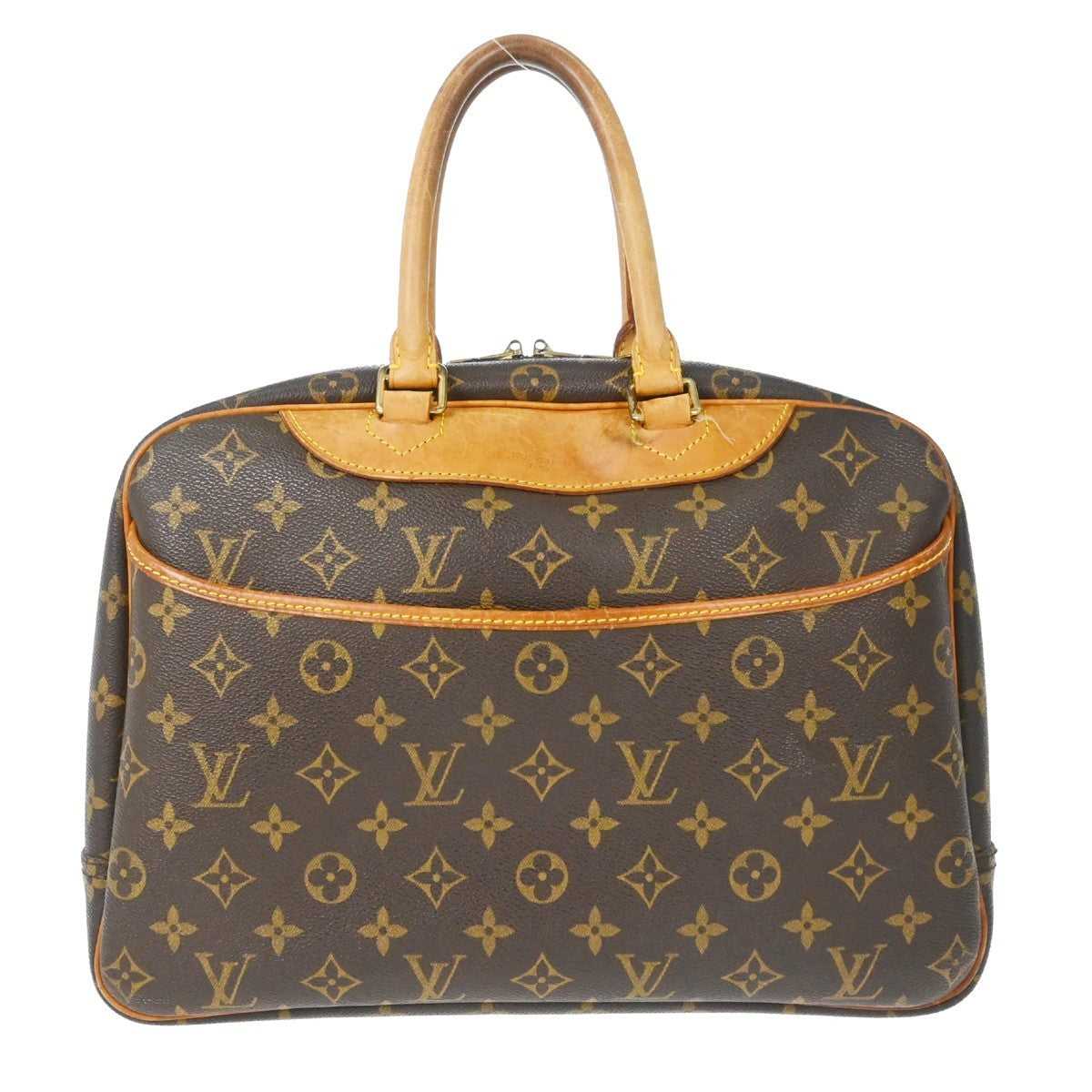 Louis Vuitton Deauville Handbag Monogram Canvas 34