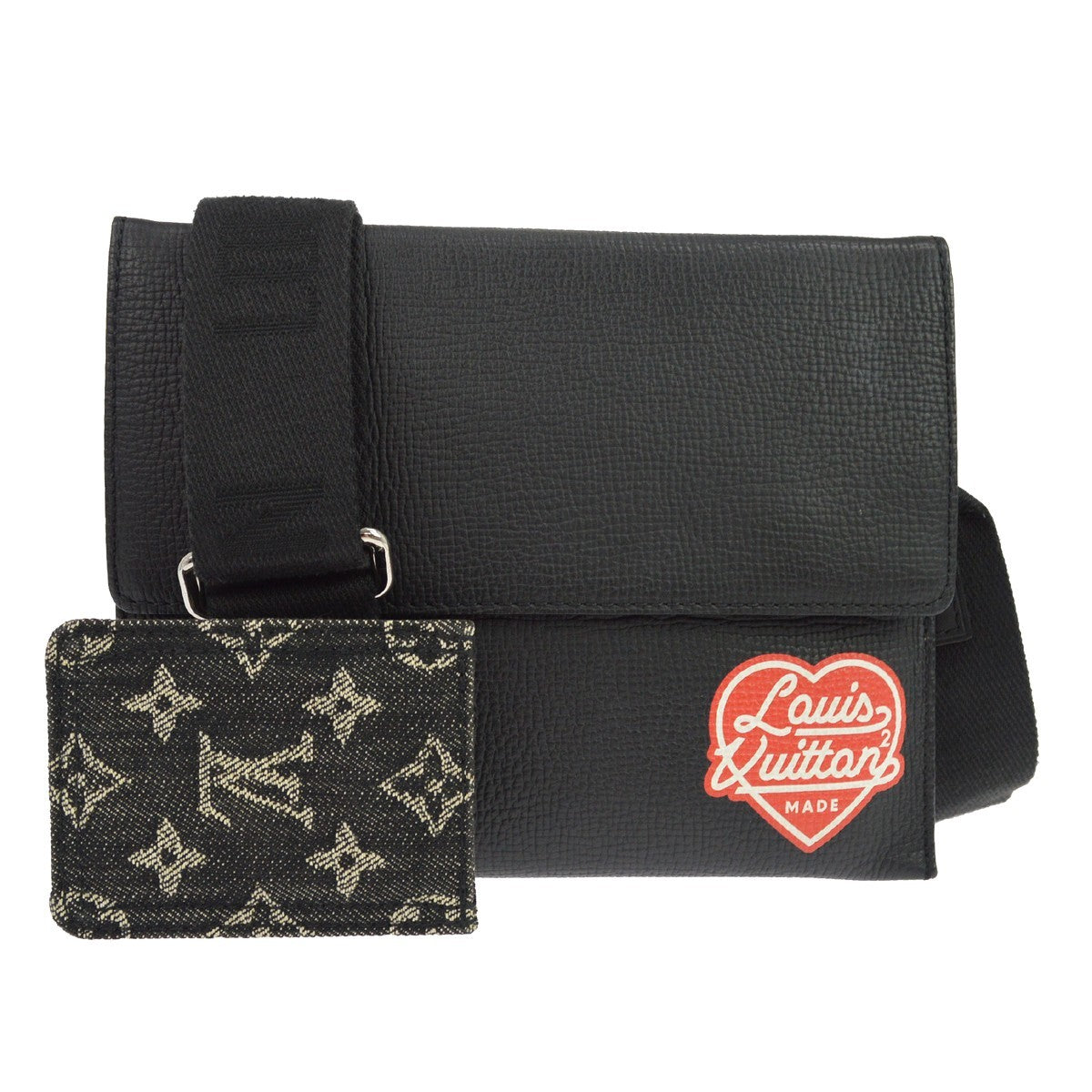 Louis Vuitton Nigo Trio Messenger Pouch Monogram Denim and Taurillon Leather Product Image