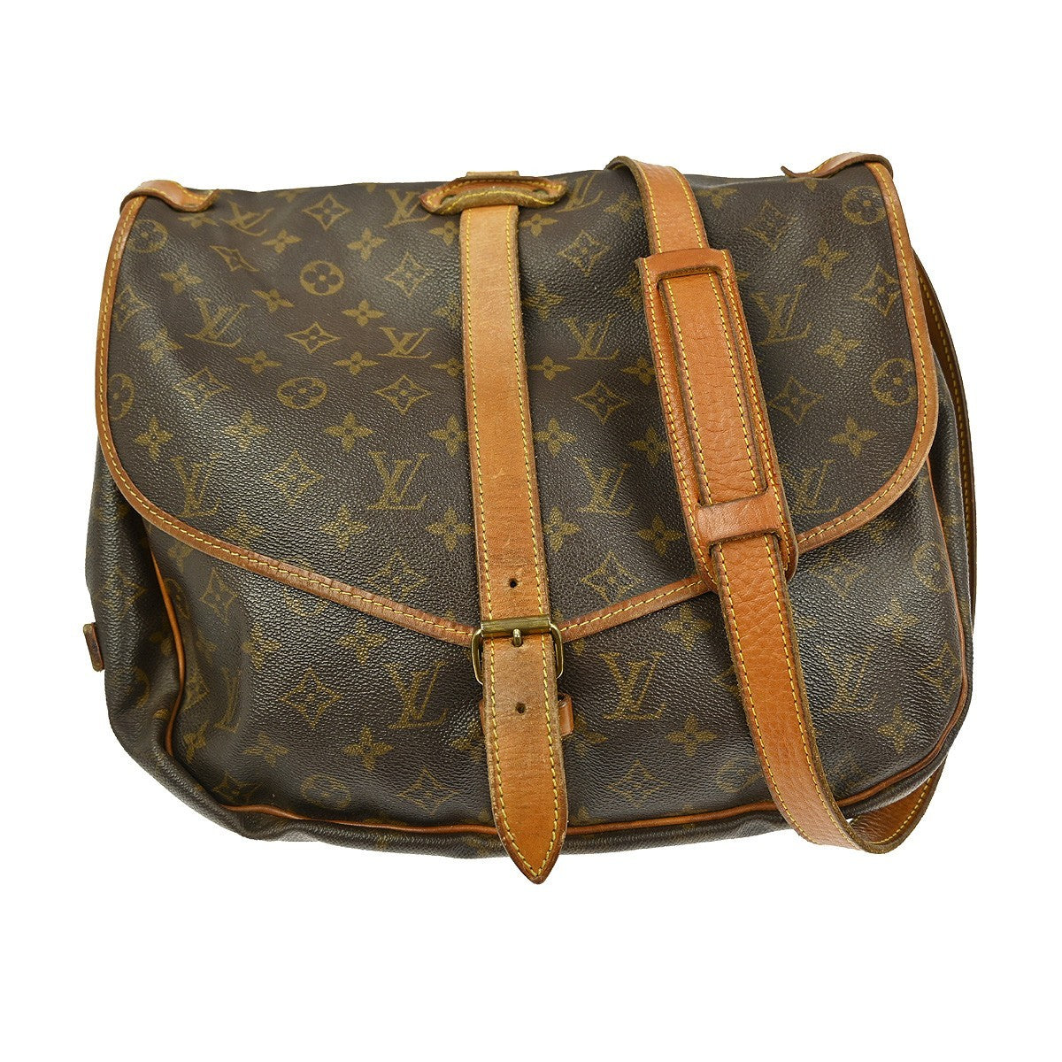 Louis Vuitton Saumur Monogram Canvas 35