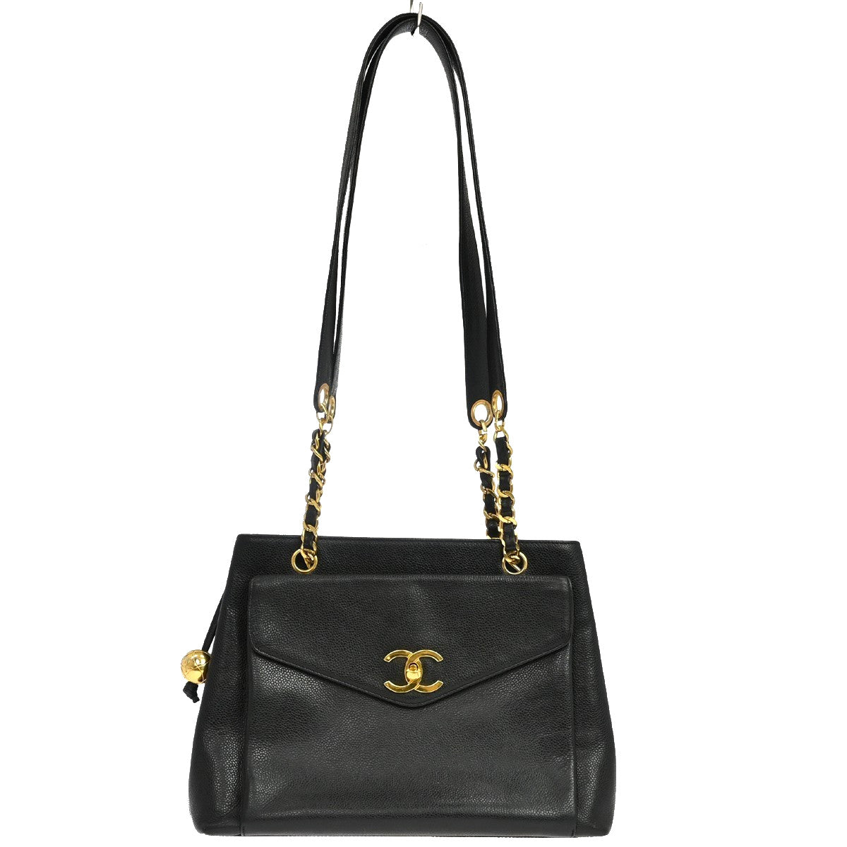 Chanel Vintage Front Pocket Caviar Large