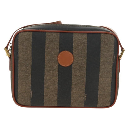 Fendi Vintage Pequin Coated Canvas Small