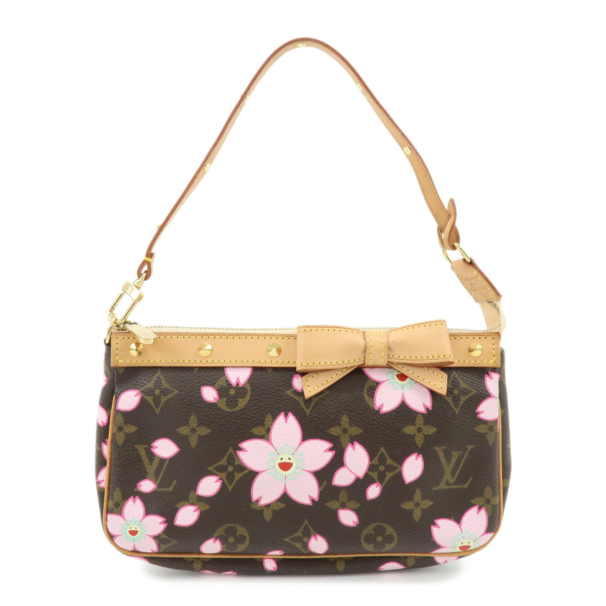 Louis Vuitton Pochette Accessoires Limited Edition Cherry Blossom Monogram MM