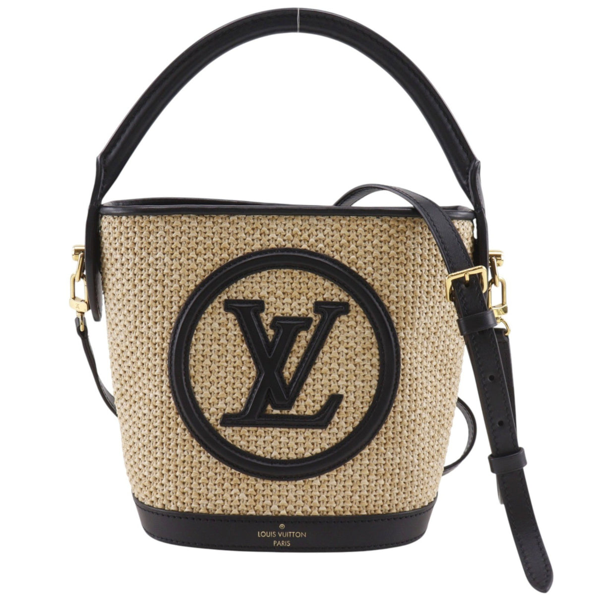 Louis Vuitton Petit Bucket NM Raffia with Leather Product Image