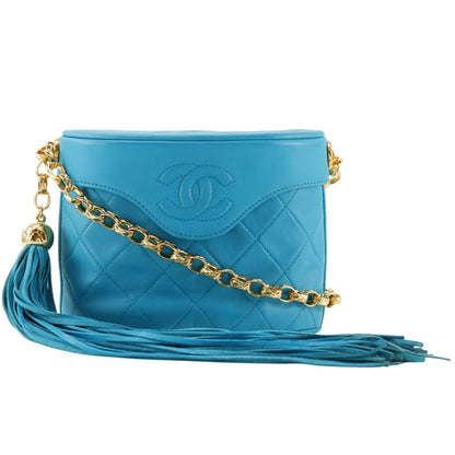 Chanel Vintage Tassel Box Quilted Leather Small