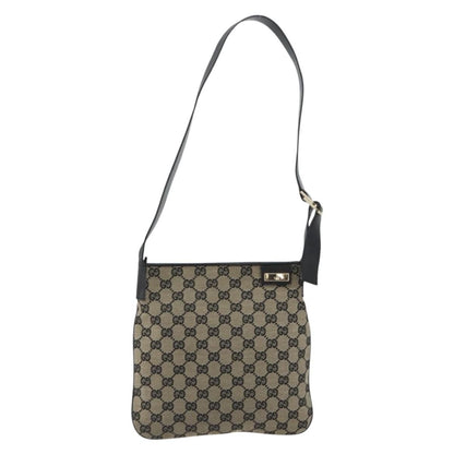 Gucci Web Strap Zip Messenger GG Canvas Medium