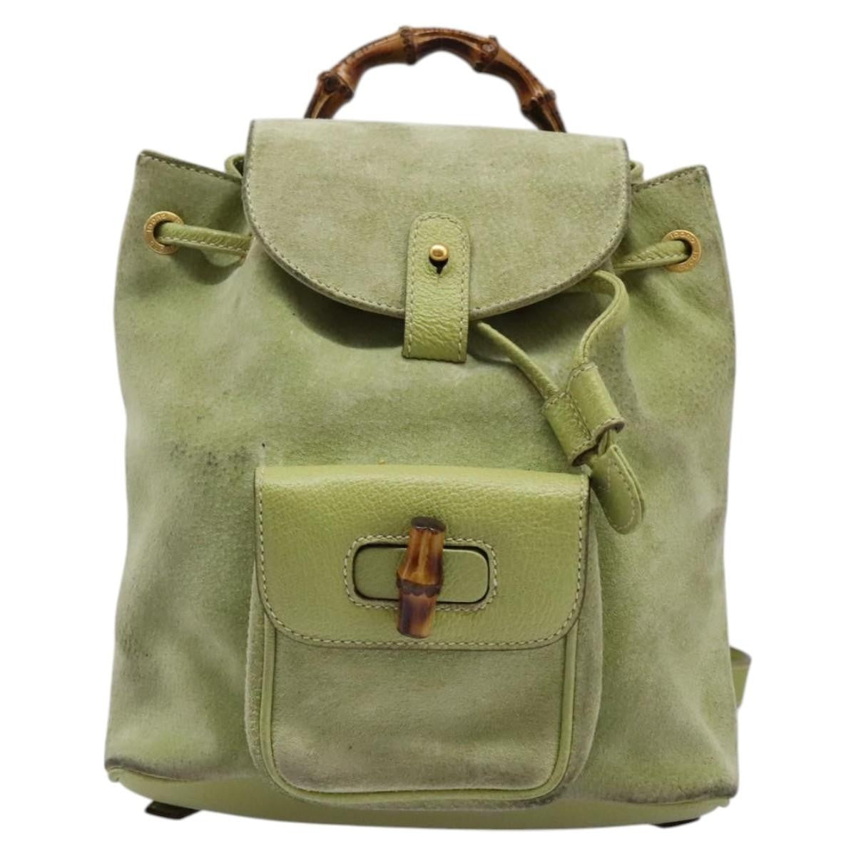 Gucci Gucci bamboo daim mini