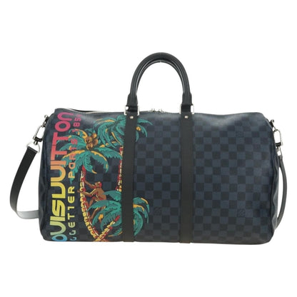 Louis Vuitton Keepall Bandouliere Limited Edition Damier Cobalt Jungle 45