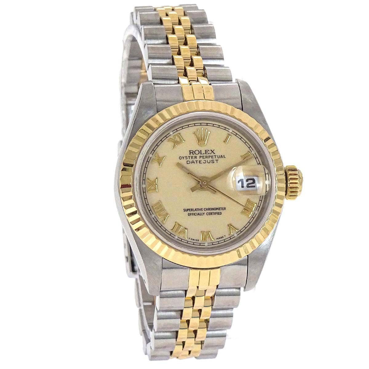 Rolex Oyster Perpetual Datejust Automatic Stainless Steel and Yellow Gold 26
