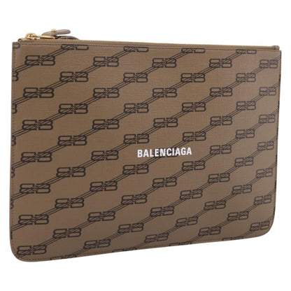 Balenciaga Signature Pouch Monogram PVC Leather Medium
