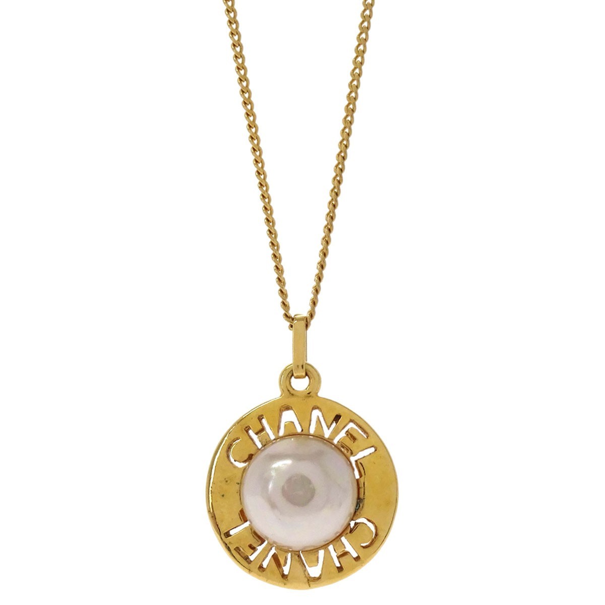 Chanel CC Chain Metal with Faux Pearls Product Image