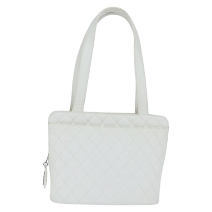 Chanel Vintage CC Zip Around Bowler Bag Quilted Caviar Medium