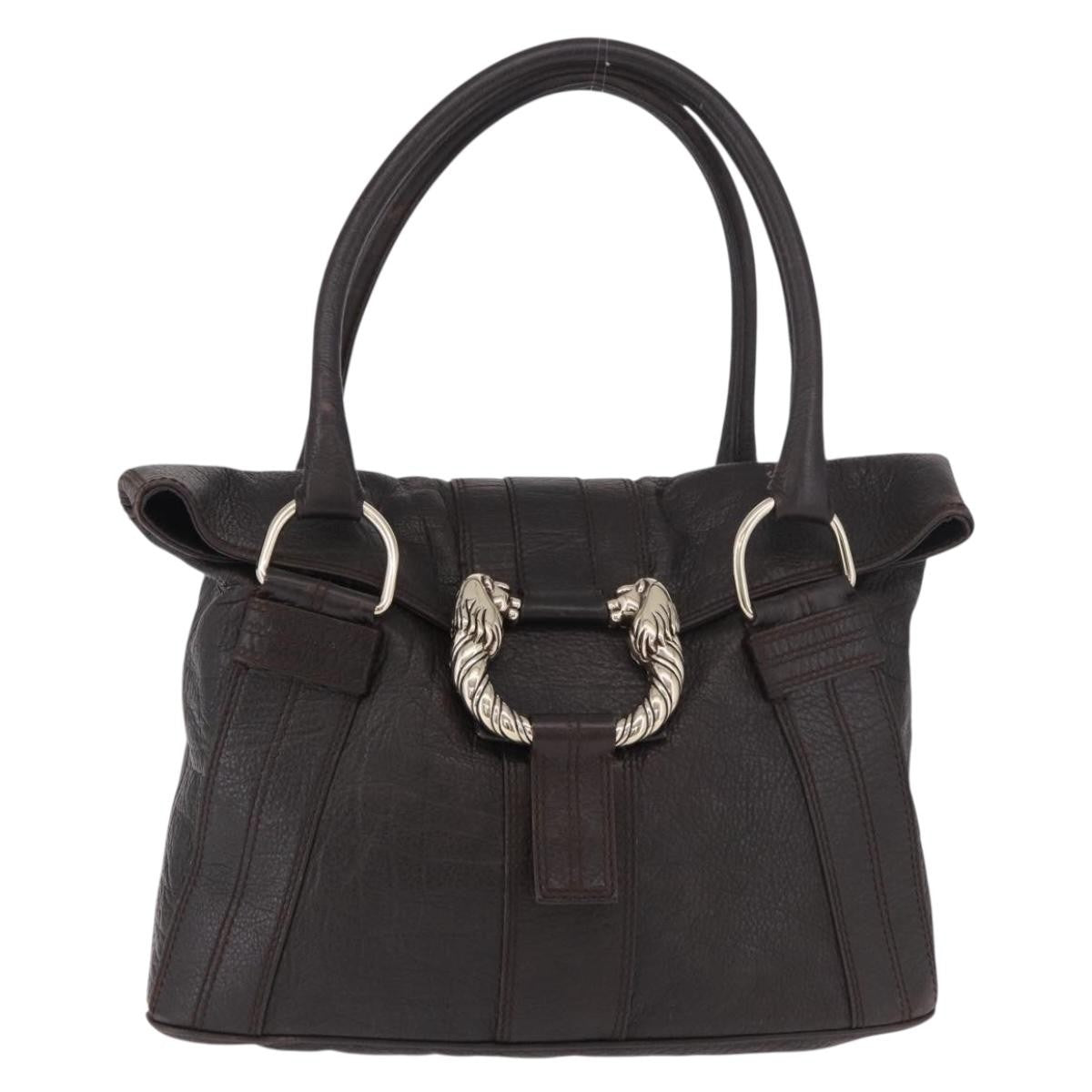 Bvlgari Leoni Top Handle Leather Medium