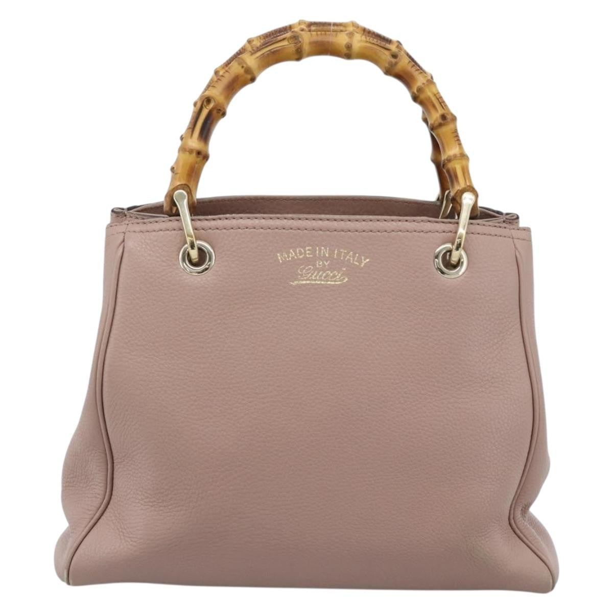 Gucci Bamboo Shopper Tote Leather Small