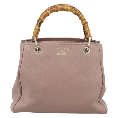 Gucci Bamboo Shopper Tote Leather Small
