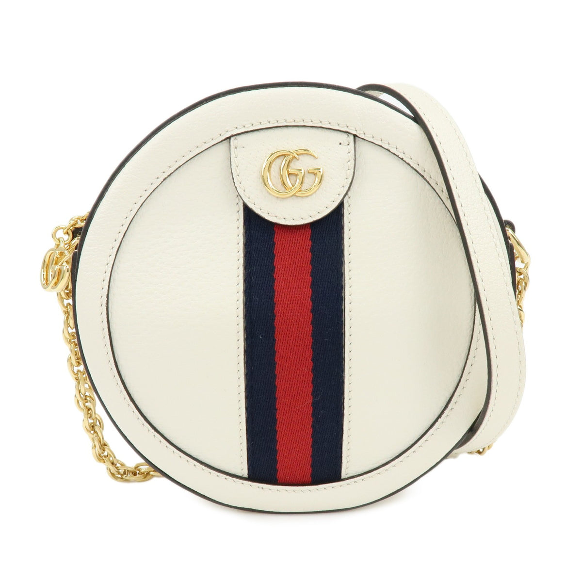 Gucci Ophidia Round Leather Mini