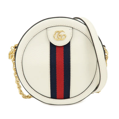 Gucci Ophidia Round Leather Mini