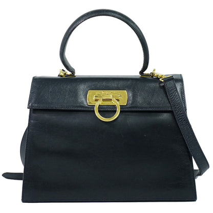 Salvatore Ferragamo Convertible Top Handle Leather Product Image