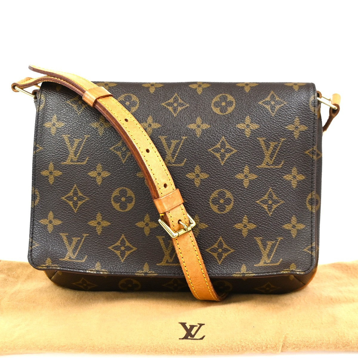 Louis Vuitton Musette Tango Handbag Monogram Canvas Product Image