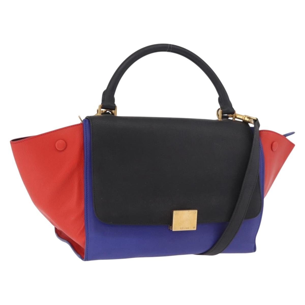 Celine Trapeze Leather with Suede Medium