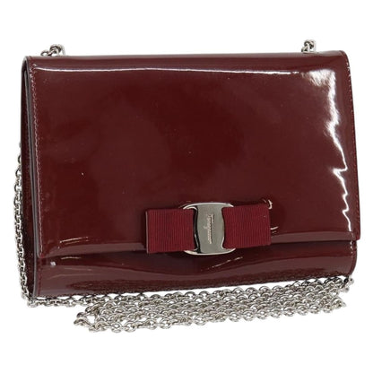 Salvatore Ferragamo Vala Chain Shoulder bag Patent leather Product Image