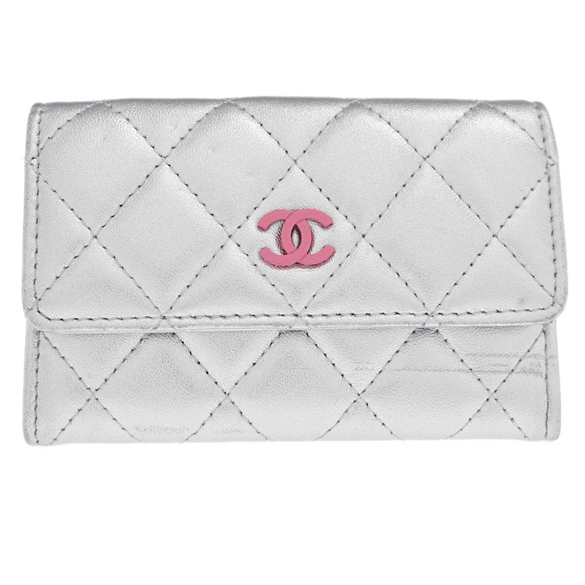Chanel CC Flap Card Case Quilted Lambskin Product Image