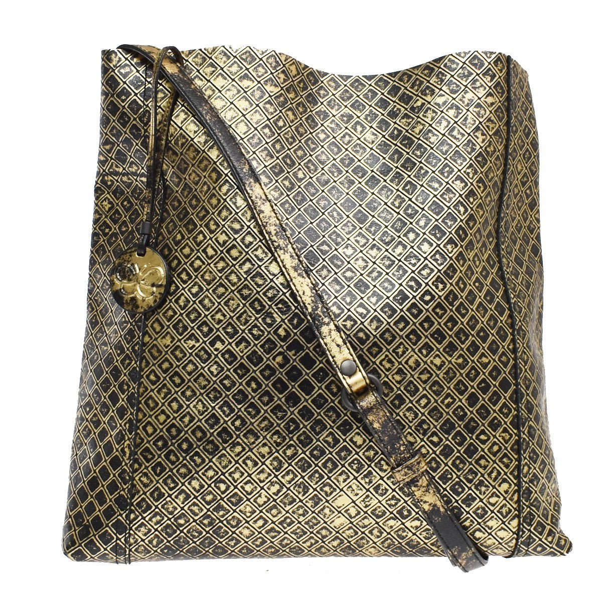 Bottega Veneta Messenger Butterfly Intrecciomirage Intarsio Leather Medium