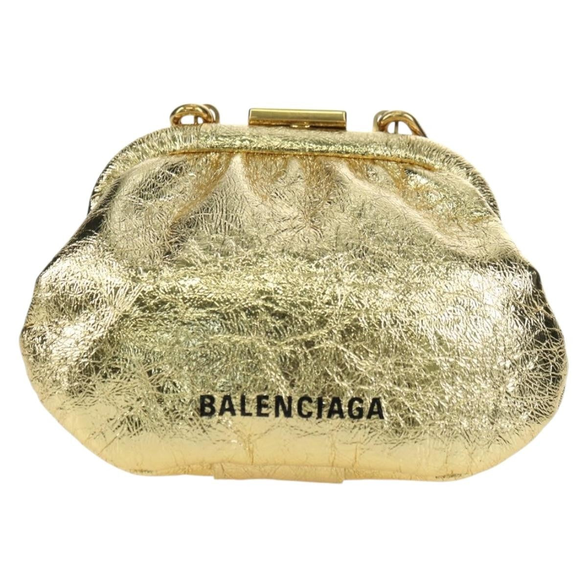 Balenciaga Cloud Clutch Leather XS