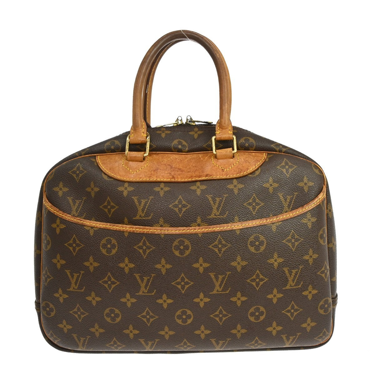 Louis Vuitton Deauville Handbag Monogram Canvas 34