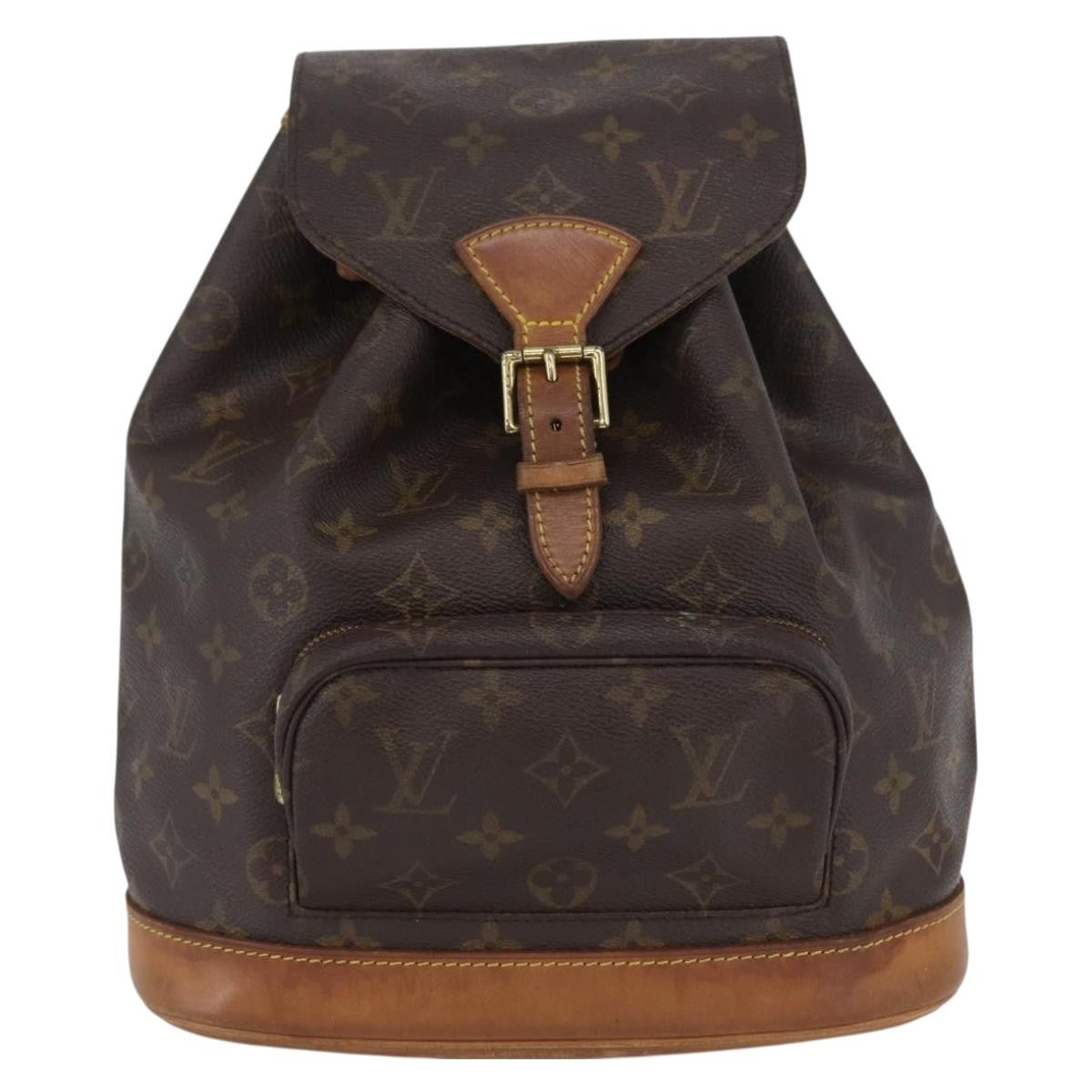 Louis Vuitton Vintage Montsouris Monogram Canvas MM