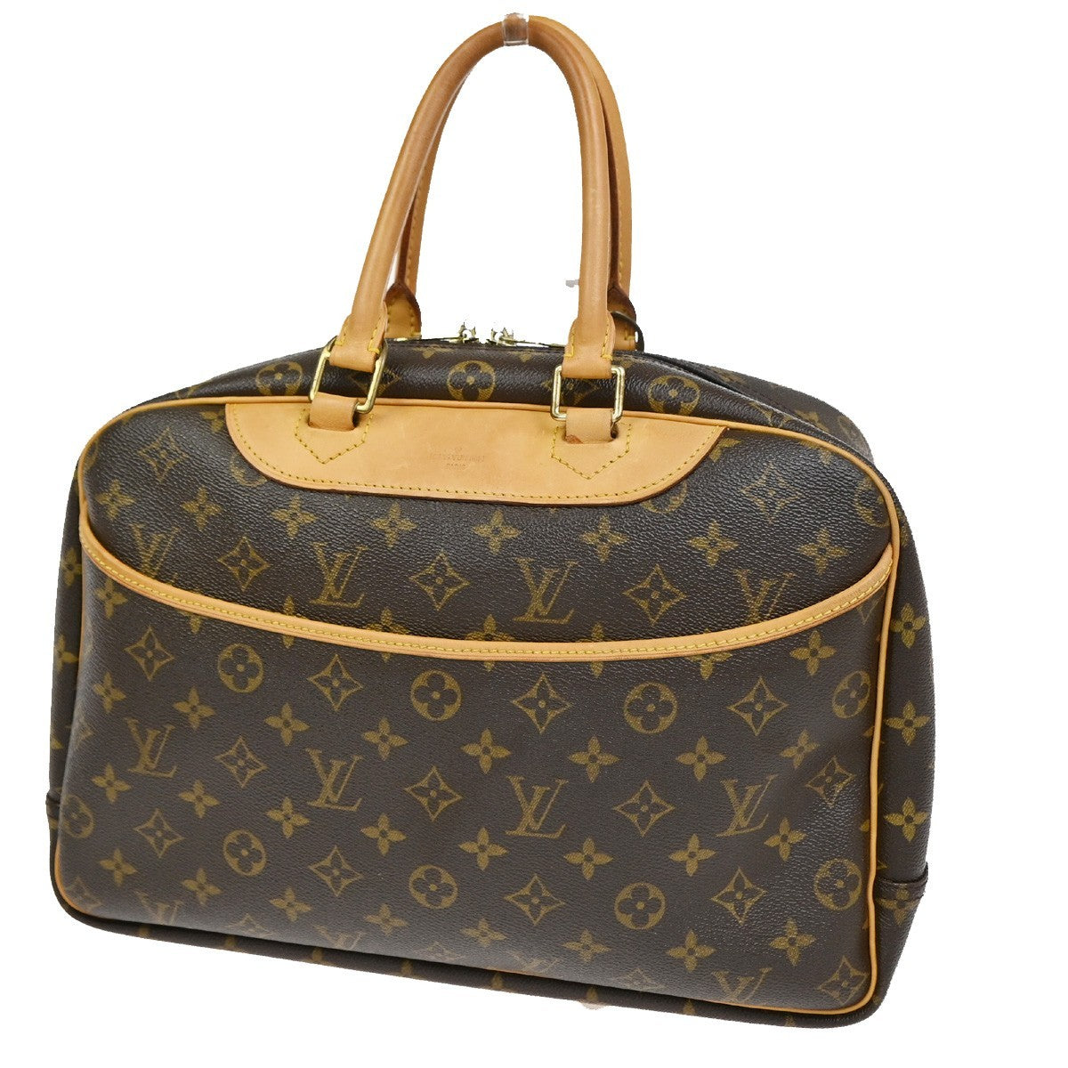 Louis Vuitton Deauville Handbag Monogram Canvas 34