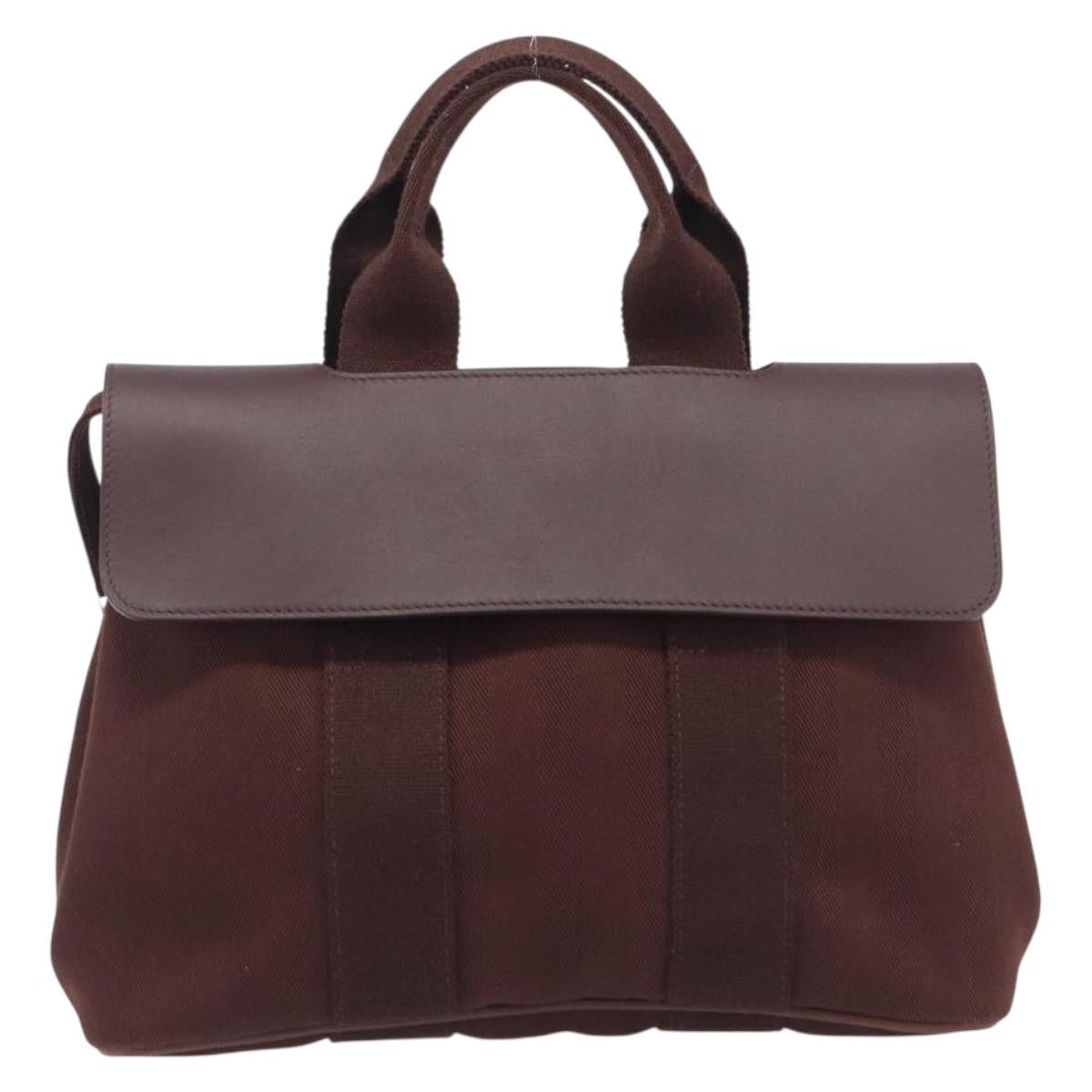 Hermes Valparaiso Toile and Leather PM