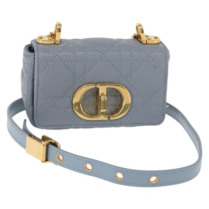 Christian Dior Caro Bag Cannage Quilt Calfskin Micro