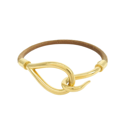 Hermes Jumbo Hook Braided Leather and Metal Product Image