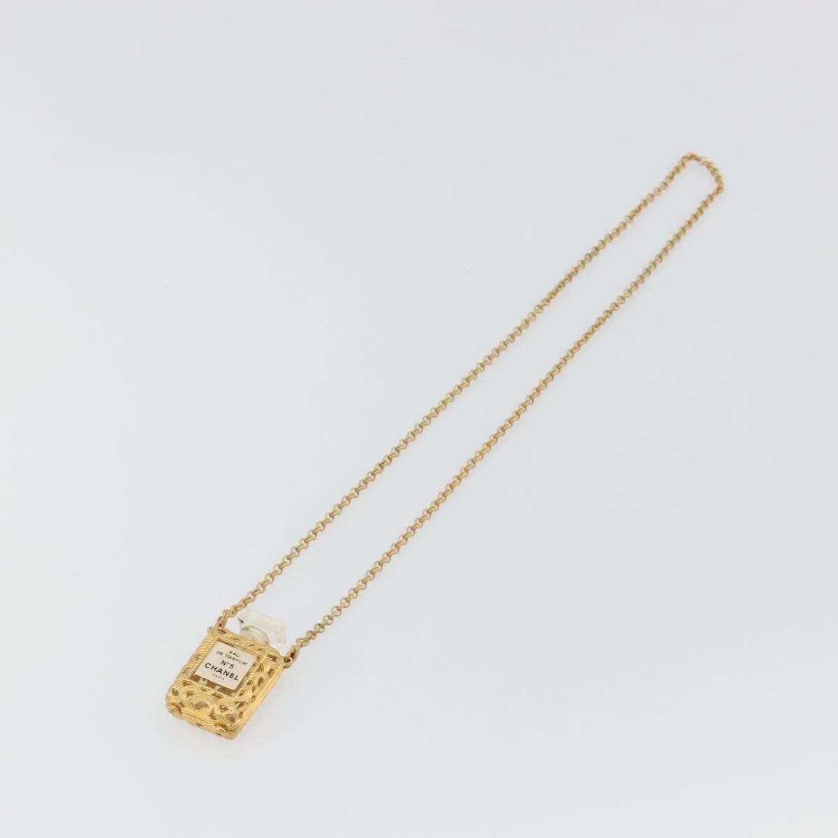 Chanel CC No.5 Perfume Bottle Pendant Metal Product Image