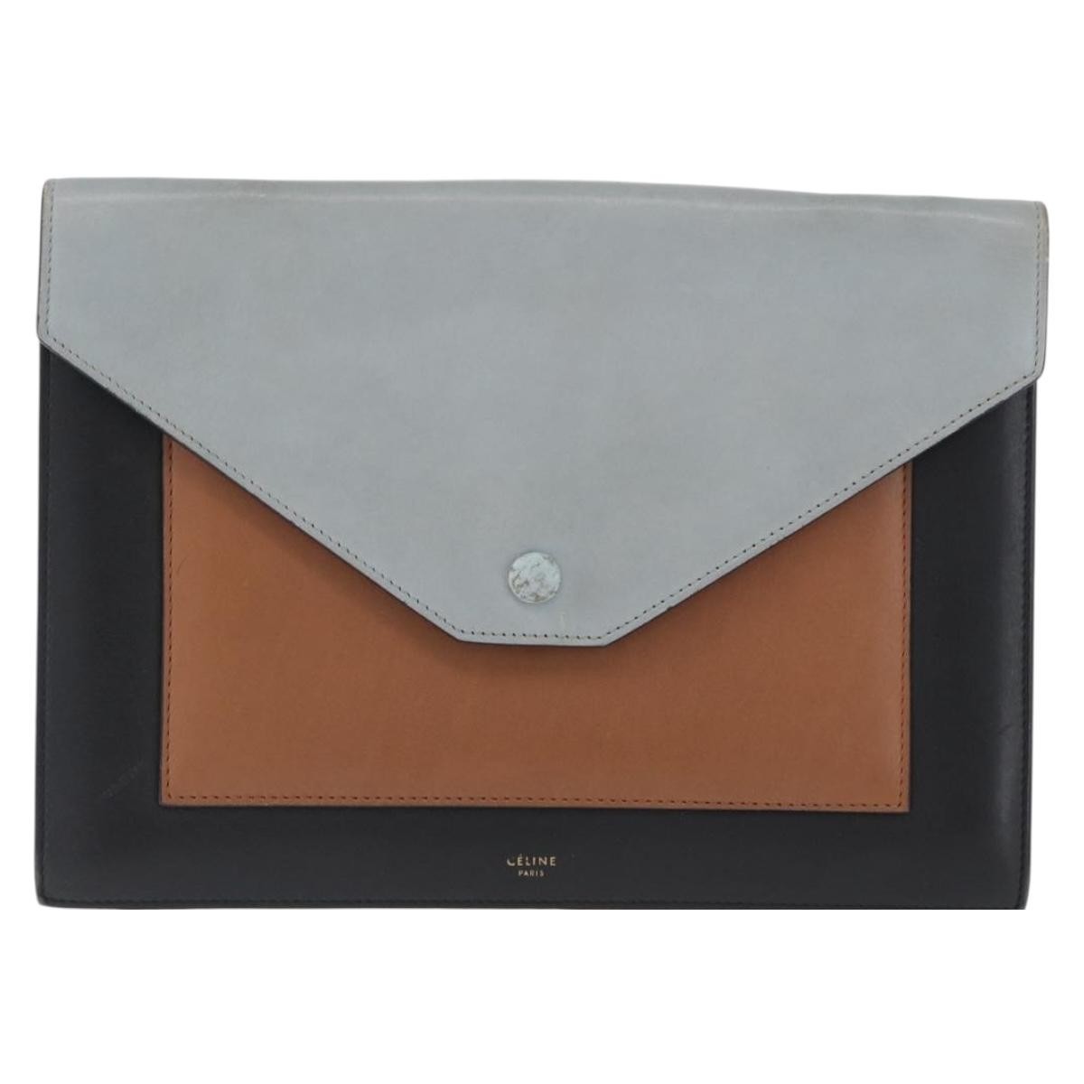 Celine Pocket Envelope Leather Medium