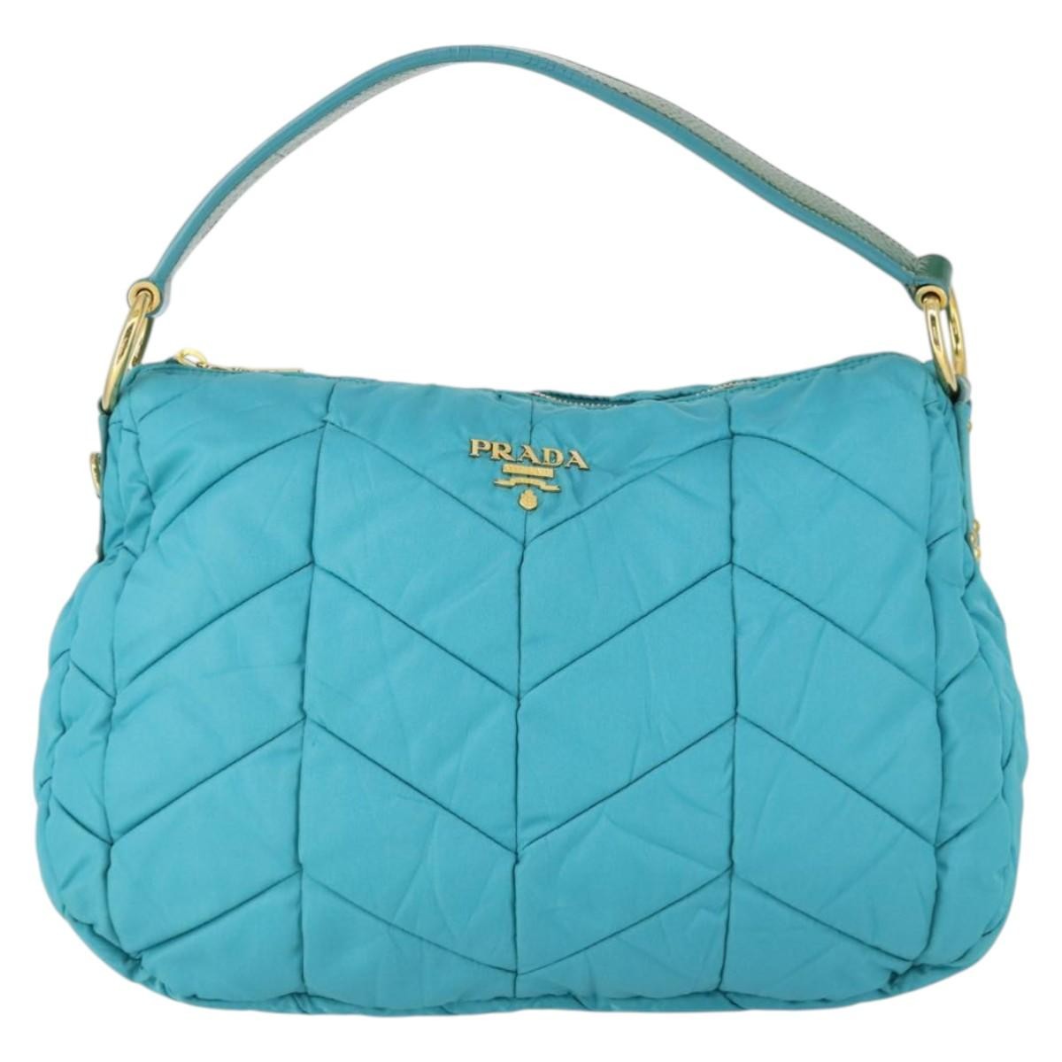 Prada Zip Hobo Chevron Tessuto Medium