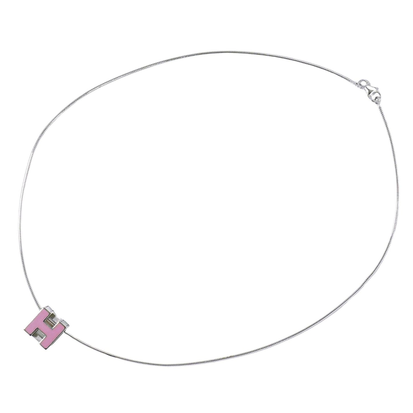 Hermes Cage d'H Pendant Necklace Metal Product Image