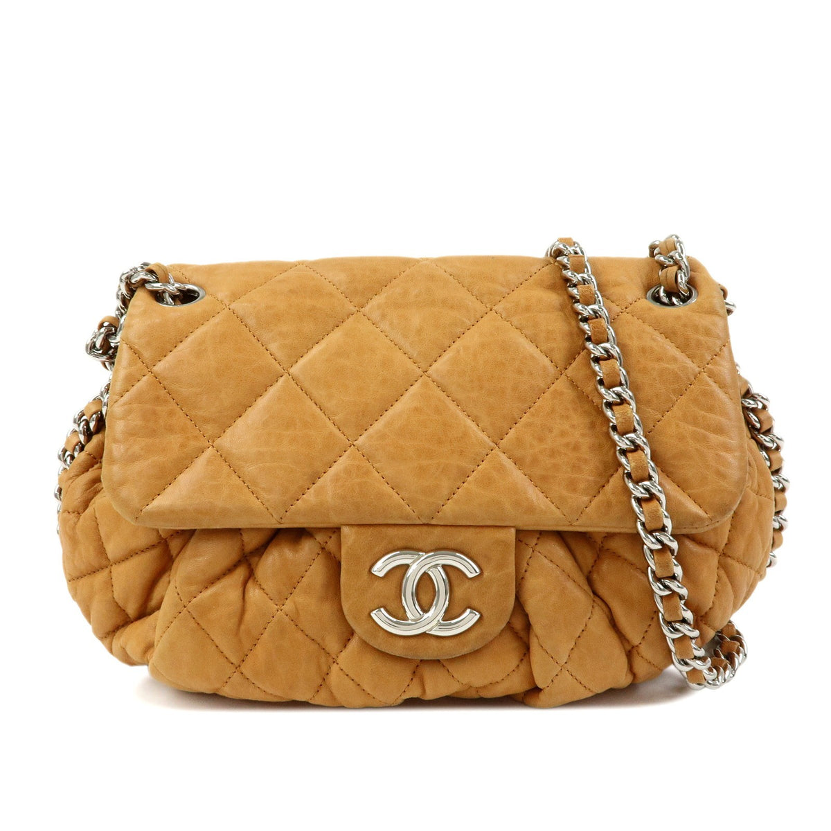 Chanel Chain Around Flap Quilted Leather Medium