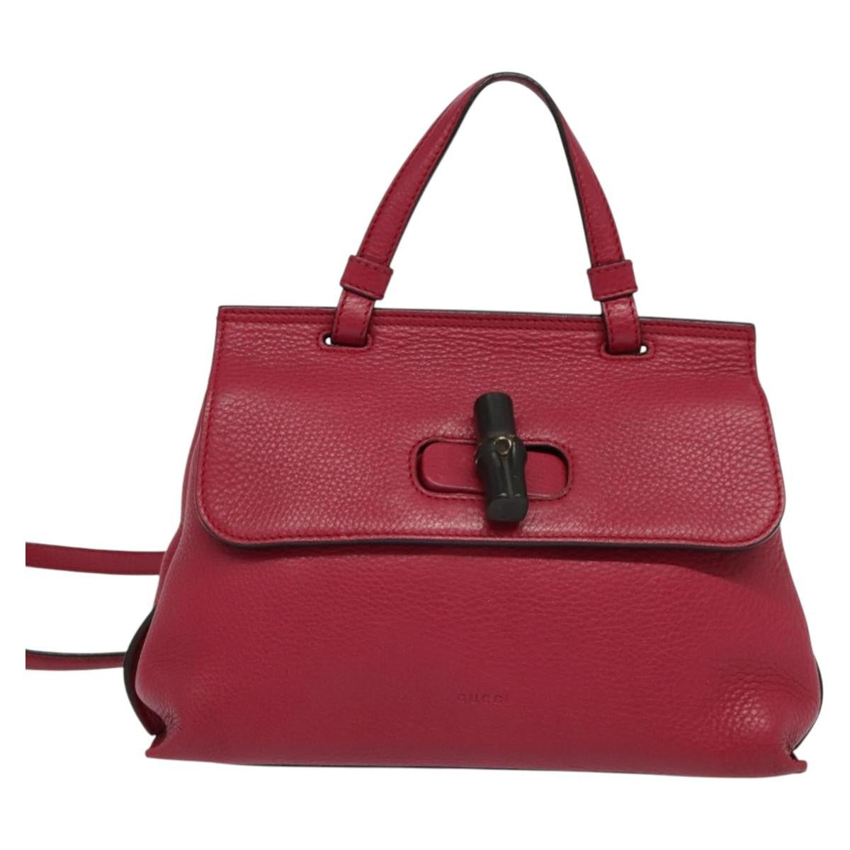 Gucci Bamboo Daily Top Handle Leather Medium