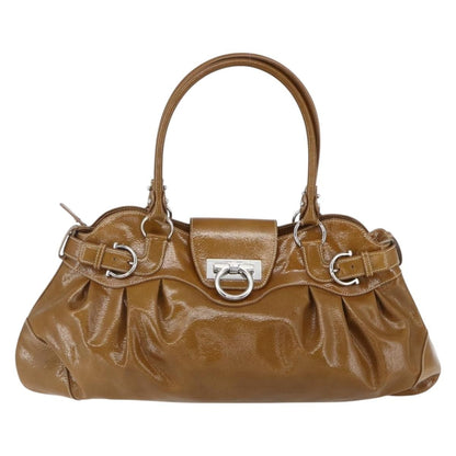 Salvatore Ferragamo Gancini handbag Patent leather Product Image