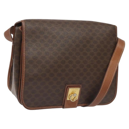 Celine Vintage Macadam Shoulder Bag Canvas and Leather Product Image