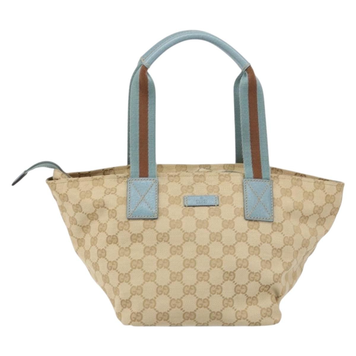 Gucci Web Zip Tote GG Canvas Medium