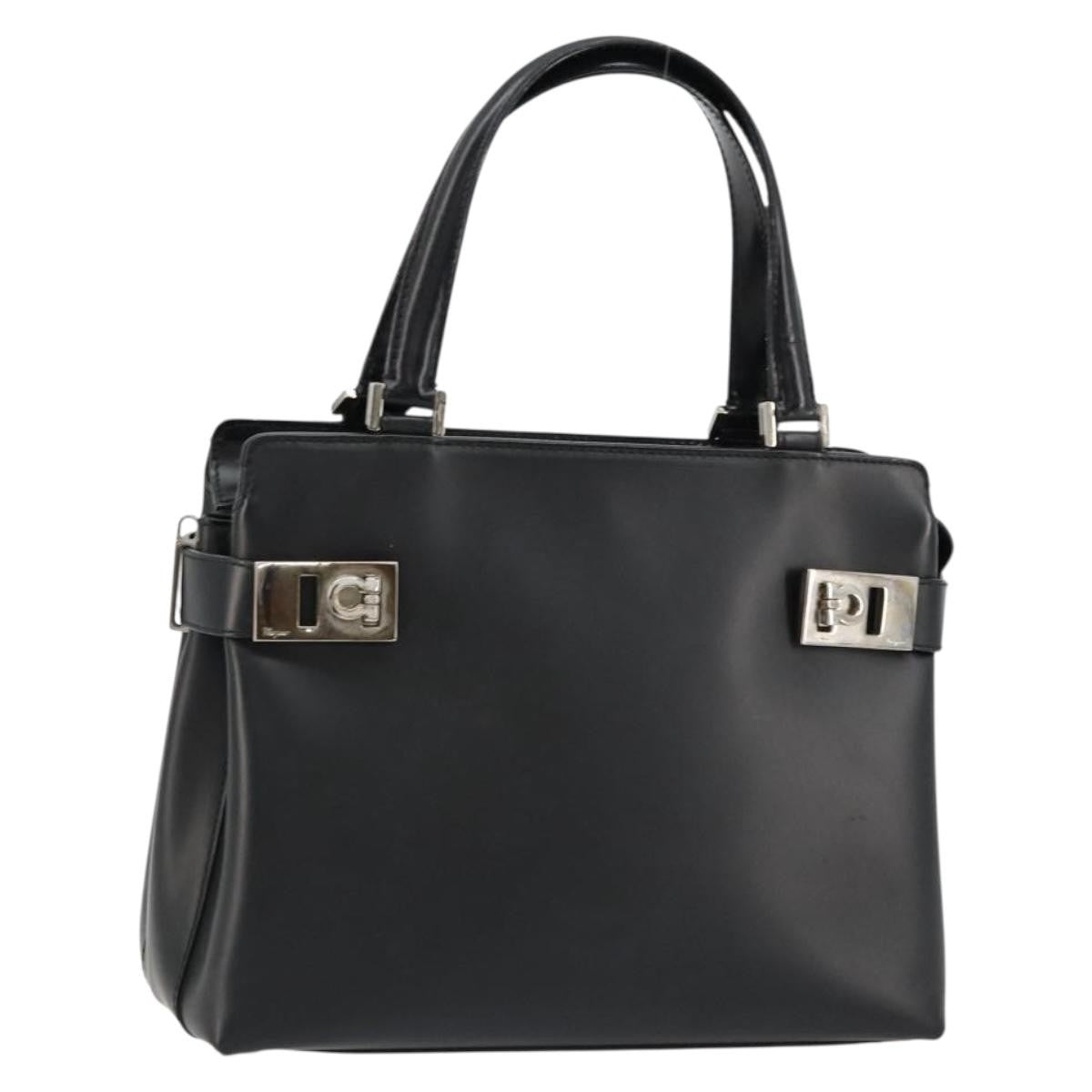 Salvatore Ferragamo Double Gancini Side Buckle Leather Medium