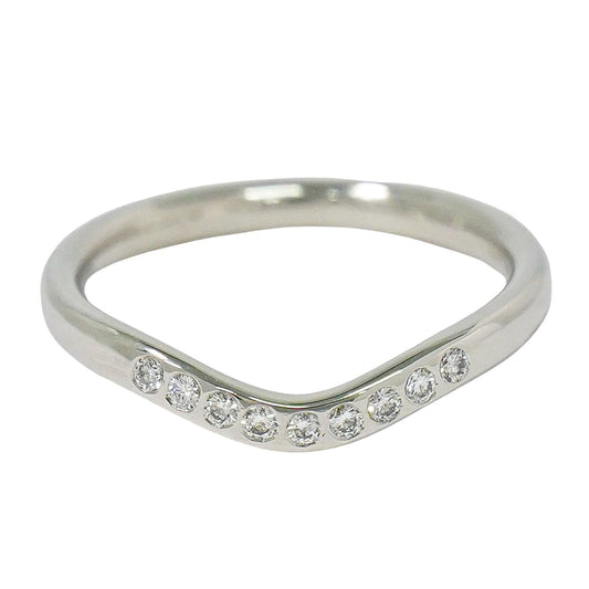 Tiffany & Co. Elsa Peretti Curved Wedding Band Platinum with Diamonds Product Image