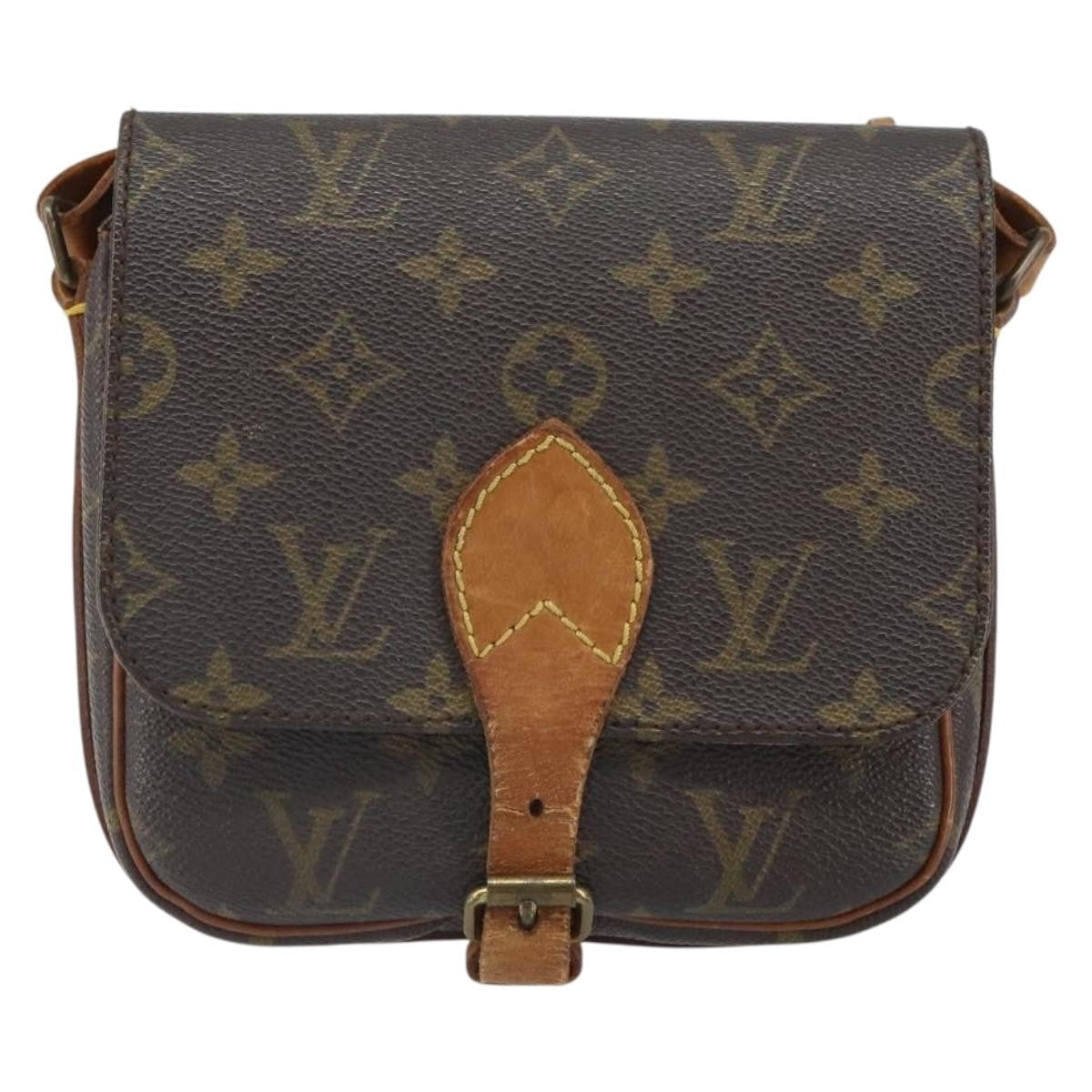Louis Vuitton Cartouchiere Handbag Monogram Canvas PM