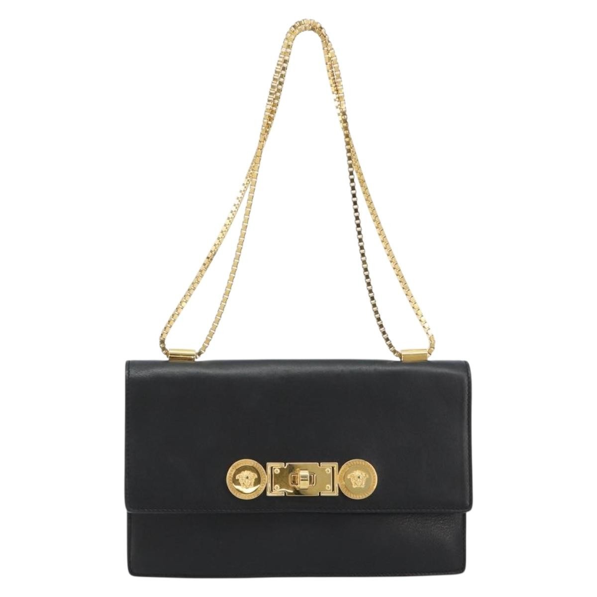 Versace Medusa Flap Chain Bag Leather Product Image